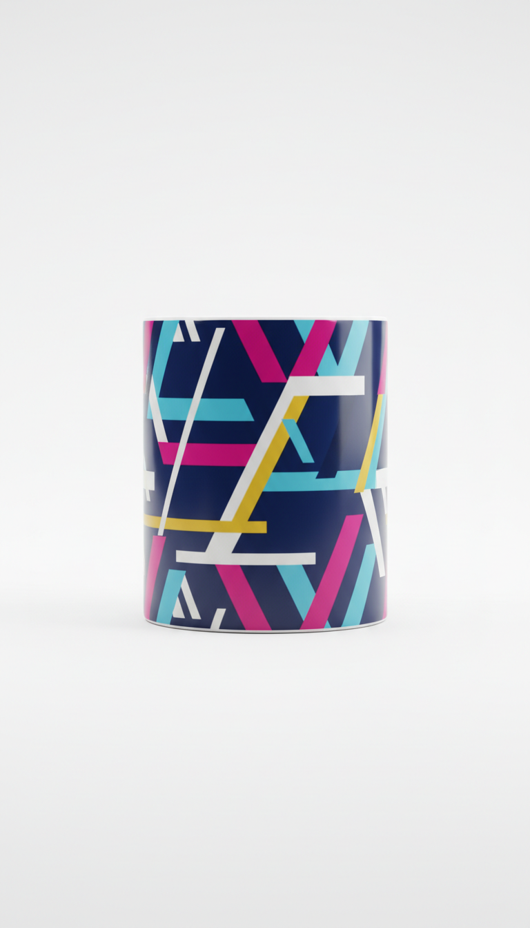 Sky Pop Abstract Print Mug